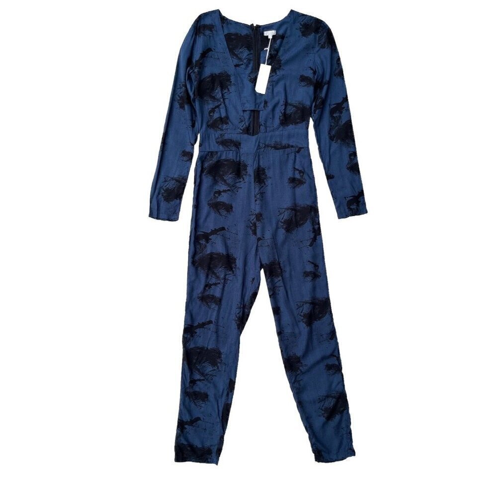 Tavik Women’s Cutout Long Sleeve Tie Dye Slim Jumpsuit Size XS